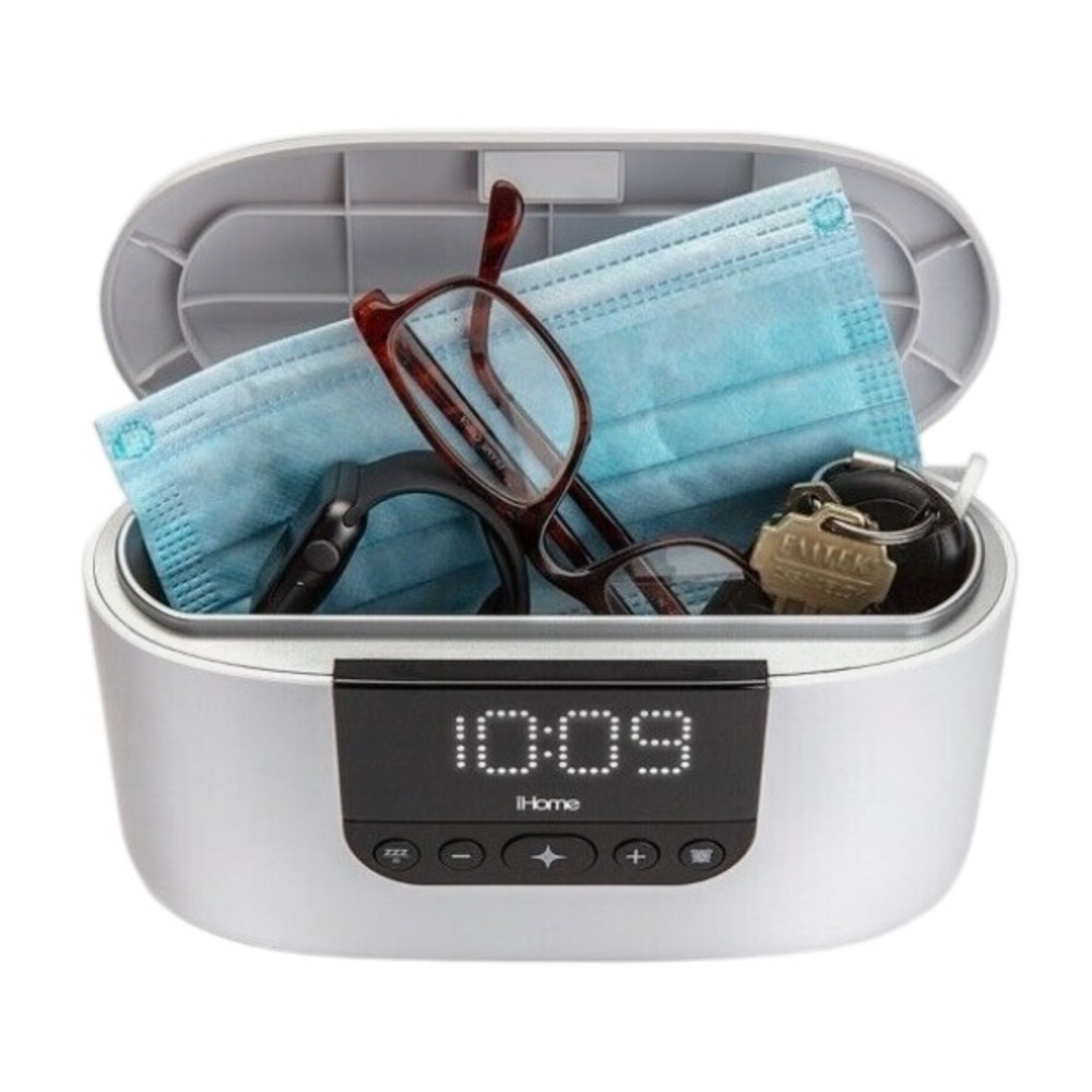 I Home Power Sanitizer UVC II 360 Degree UV-C Alarm Clock USB Charging P…GIFT